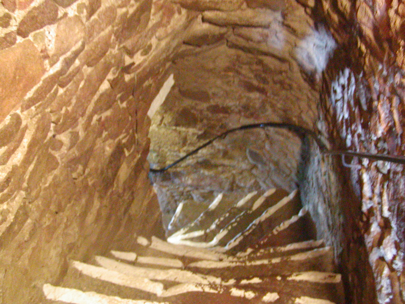 staircase to the Butte underground